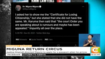 Court directs Miguna Miguna to get travel documents for return to Kenya