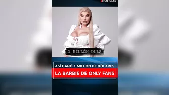 La barbie humana gana millones al mes en OnlyFans