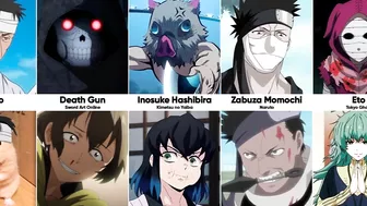 Anime Characters Without their Mask