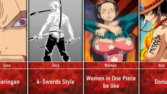 One Piece Characters that became Memes I One Piece Memes I Anime Senpai Comparison