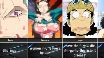 One Piece Characters that became Memes I One Piece Memes I Anime Senpai Comparison