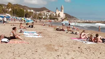 Barcelona beach walk????????BEACH SITGES