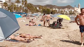 Barcelona beach walk????????BEACH SITGES