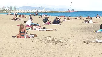 Barcelona beach walk ????️????BEACH SANT MIQUEL