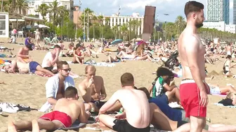 Barcelona beach walk ????️????BEACH SANT MIQUEL