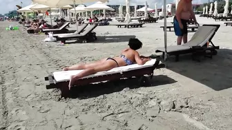 Plaja Tiki Beach  4K VIDEO  Sun Summer Party Fun Mamaia Bikini Beach.