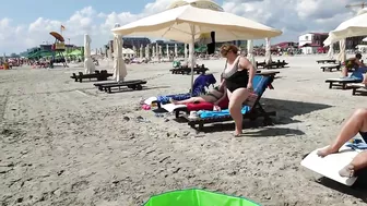 Plaja Tiki Beach  4K VIDEO  Sun Summer Party Fun Mamaia Bikini Beach.