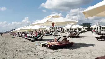 Plaja Tiki Beach  4K VIDEO  Sun Summer Party Fun Mamaia Bikini Beach.