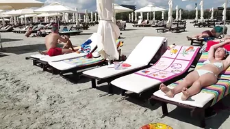 Plaja Tiki Beach  4K VIDEO  Sun Summer Party Fun Mamaia Bikini Beach.