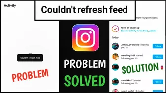 Instagram Couldn't Not Refresh Feed Problem | Instagram Couldn't Refresh Feed Solution