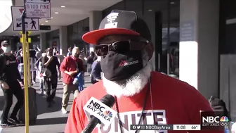 SFO Workers Protest During Thanksgiving Travel Rush