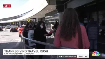 SFO Workers Protest During Thanksgiving Travel Rush