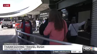 SFO Workers Protest During Thanksgiving Travel Rush