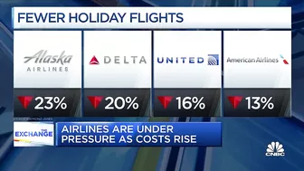 Holiday travel is in full swing for U.S. airlines