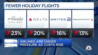 Holiday travel is in full swing for U.S. airlines