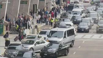 Holiday travel at the airport picking up as we get closer to Thanksgiving