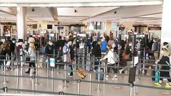 Holiday travel at the airport picking up as we get closer to Thanksgiving