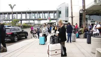 Holiday travel at the airport picking up as we get closer to Thanksgiving