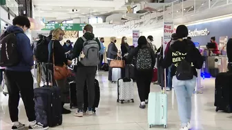 Holiday travel at the airport picking up as we get closer to Thanksgiving