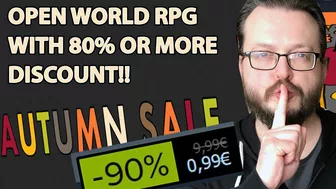 Steam Autumn Sale 2021 - 5 Open World RPG Games with 80% Discount or more!