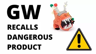 Games Workshop Recalls Dangerous Squig Toy!