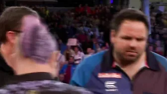 BOILING OVER! ???? | Peter Wright and Adrian Lewis CLASH at the Players Championship Finals