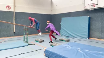 The Floor is Lava Challenge With the Joker!