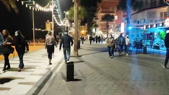 BENIDORM ???????? LEVANTE BEACH NIGHT WALK - NIGHT BARS NOVEMBER 2021