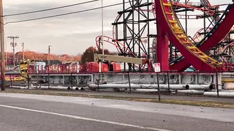 Triple Loop Construction Update At Indiana Beach Amusement Resort| November 27, 2021