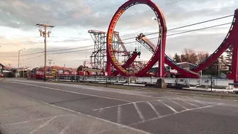 Triple Loop Construction Update At Indiana Beach Amusement Resort| November 27, 2021