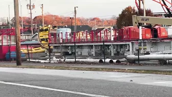 Triple Loop Construction Update At Indiana Beach Amusement Resort| November 27, 2021