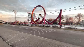 Triple Loop Construction Update At Indiana Beach Amusement Resort| November 27, 2021