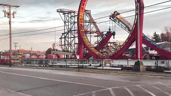 Triple Loop Construction Update At Indiana Beach Amusement Resort| November 27, 2021