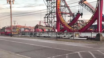 Triple Loop Construction Update At Indiana Beach Amusement Resort| November 27, 2021