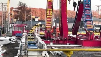 Triple Loop Construction Update At Indiana Beach Amusement Resort| November 27, 2021