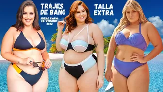 NUEVOS Bikinis y Trajes de baño talla grande para el 2022 (Solo ideas para el verano)