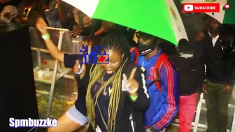 AKOTHEE DANCING IN THE RAIN AT LUO FEST IN A BIKINI