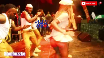 AKOTHEE DANCING IN THE RAIN AT LUO FEST IN A BIKINI