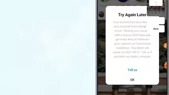 Instagram try a later | tell us instagram problem | How to fix try again later in instagram