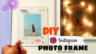 DIY Instagram Photo Frame At Home/Acrylic sheet/Aesthetic/creativityim