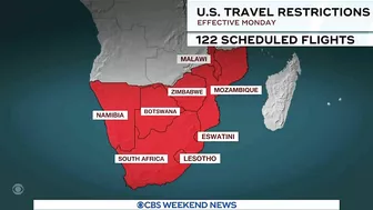 U.S. to impose new travel restrictions on southern African countries