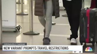 New 'Omicron' COVID-19 Variant Prompts Travel Ban for Several Countries | NBCLA