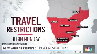 New 'Omicron' COVID-19 Variant Prompts Travel Ban for Several Countries | NBCLA