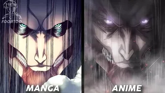 Manga VS Anime : Attack On Titan Season 4 Part 2 (by MAPPA Fan Artists)