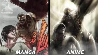 Manga VS Anime : Attack On Titan Season 4 Part 2 (by MAPPA Fan Artists)