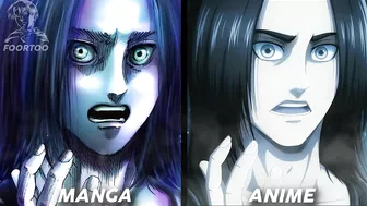 Manga VS Anime : Attack On Titan Season 4 Part 2 (by MAPPA Fan Artists)