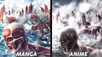 Manga VS Anime : Attack On Titan Season 4 Part 2 (by MAPPA Fan Artists)