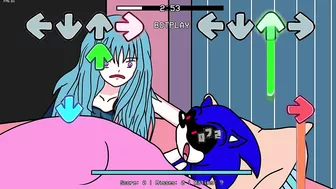 Playtime FNF ( Sonic.Exe vs Huggy Wuggy But Anime ) || FNF Vs Poppy Playtime || New Characters Mod