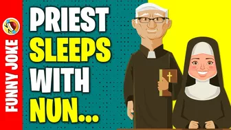 ???? Funny Joke - A priest and a nun are caught in a blizzard...  | Funny Daily Jokes