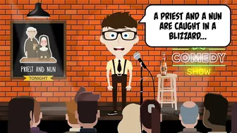 ???? Funny Joke - A priest and a nun are caught in a blizzard...  | Funny Daily Jokes